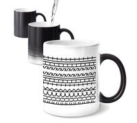Easycosy F*ck This Shit Mug Hidden Message Heat Change Coffee Mug (11oz) Funny Ceramic Mug Unique Cup Funny Gifts for Workmates Besties Friends Colleague Novelty Mug Ideal for Coffee Lover