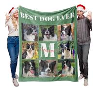 Easycosy Personalised Photo Blankets Custom Picture Throw Blanket Birthday Gifts for Adults, Girlfriend Boyfriend Wife Husband Mum Dad Friend