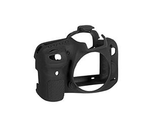 EasyCover Silicone Armor Skin Case Cover Protector for Canon 7D Mark 2 Camera - Black
