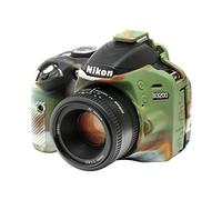 EasyCover Silicone Armor Skin Case Cover Protector for Nikon D3300 Camera - Camouflage