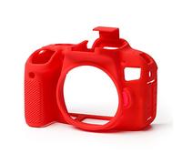 easyCover - Silicone Camera Case - Protection for your Canon 800D Camera Red