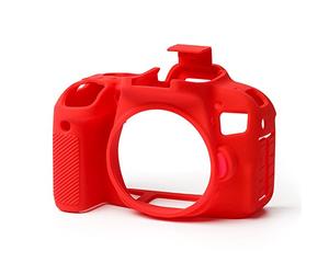 easyCover - Silicone Camera Case - Protection for your Canon 800D Camera Red