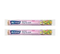 EasyCut Cling Film Refill, 35cm x 60m, Food Wrapping, Freezing and Microwaving, Pack of 2