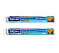 Easycut Kitchen Foil Refill 15m - Securely Keep All of Your Food Fresh Using This Easycut Kitchen Foil - Pop Into Your Easycut Foil Dispenser When You've Run Out! - Pack of 2