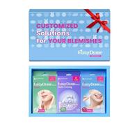 EasyDerm 3-Type Pimple Patches Gift Set, Acne care soluution, Korean Spot Patch to Cover ZitsㅣQuick Calming(10ea) + Relief(42ea) + Beauty Patches(42ea)ㅣTeen girl gifts trendy stuff