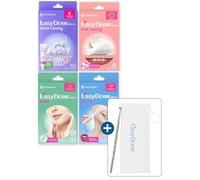 EasyDerm Multi-Step Pimple Patch Set - 4-Type Korean Pimple Patches + Free 2-in-1 Dual-Tip Extractor for Complete Skincare Travel Essentials, Spring Break, Clear Skin Season