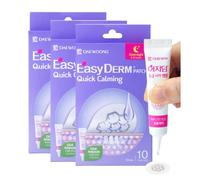 EasyDerm Quick Calming Magnesium Patches - 30 Patches Bulk Pack, Individually Wrapped Acne Care, Includes Tweezers & Ampoule, Korean Skincare, Made by Daewoong Pharmaceutical