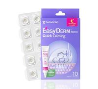 EasyDerm Quick Calming Magnesium Patches - Hydrocolloid Acne Spot Treatment with Tea Tree & Zika, 10 Plasters, Zit Stickers, TikTok Viral Blemish Patch