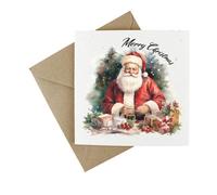 EasyEco Easy Eco Wildflower Christmas Santa Cards - Eco-Friendly And Plantable - Pack Of 10