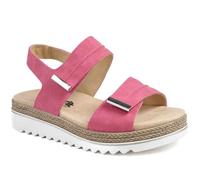 EasyFit Catena Extra Wide Touch Fasten Sandals - Pink Size 5