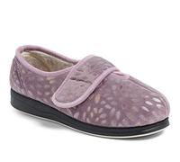 EasyFit Extra-Wide Fit Slippers - Lilac Size 5