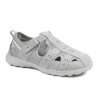 EasyFit Extra Wide Leather Monk Shoes - Grey Size 5