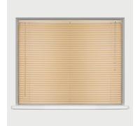 EASYFIT NATURAL Wood Effect Venetian blinds * AVAILABLE IN WIDTHS 45 CM TO 210 CM * ALSO AVAILABLE IN DARK OAK, BLACK and TEAK COLOURS* 105 x STANDARD