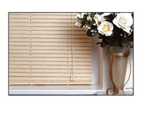 EASYFIT NATURAL Wood Effect Venetian blinds * AVAILABLE IN WIDTHS 45 CM TO 210 CM * ALSO AVAILABLE IN DARK OAK, BLACK and TEAK COLOURS* 120 x STANDARD by VENETIAN BLINDS - WOOD EFFECT