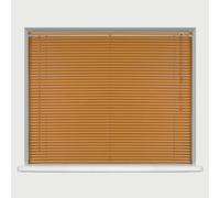 EASYFIT TEAK Wood Effect Venetian blind * AVAILABLE IN WIDTHS 45 CM TO 210 CM * ALSO AVAILABLE IN DARK OAK, BLACK and NATURAL COLOURS* 105 x STANDARD