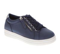 EasyFit Womens Extra Wide Chunky Trainers Navy Size 7