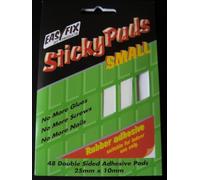 Easyfix Double Sided Foam Pads self Adhesive X 48 Pads Small- 10mm X 25mm