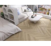 EasyFloor Citadel Herringbone Golden Oak Spc Click Lvt Flooring 75Sqm - Waterproof Luxury Vinyl Tiles