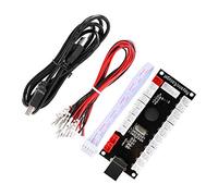 Easyget® Zero Delay Arcade Game USB Encoder PC to Joystick for MAME & Raspberry Pi Retropie Projects perfect fit SANWA Parts