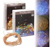 Easygift Products Copper Wire, 100 Warm White LED Lights (495cm)