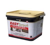 EASYGrout Flow Slurry Patio Grout For Outdoor & Indoor Ceramic Or Porcelain Floor Tiles 15kg Flowable All Weather Paving Jointing Compound Easy Mix With Water, Covers Up To 20m² - Crema