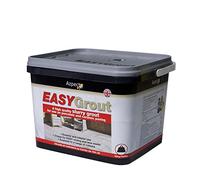 EASYGrout Flow Slurry Patio Grout For Outdoor & Indoor Ceramic Or Porcelain Floor Tiles 15kg Flowable All Weather Paving Jointing Compound Easy Mix With Water, Covers Up To 20m² - Argent