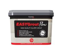 EASYGrout Flow Slurry Patio Grout For Outdoor & Indoor Ceramic Or Porcelain Floor Tiles 15kg Flowable All Weather Paving Jointing Compound Easy Mix With Water, Covers Up To 20m² - Grafito