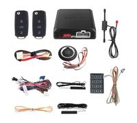 EASYGUARD EC002-V PKE Car Alarm System Remote Starter Push Button Password keypad Keyless Go System Uncut Key Blade