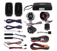 EASYGUARD PKE Car alarm system with proximity lock unlock remote starter push button start vibration alarm keyless start universal EC009-T2