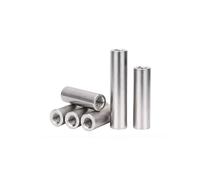 easyhaha 10PCS Aluminum Connector Nuts M8, Round AL Standoff Column Spacer (M8*60mm)