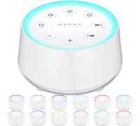 EasyHome Sleep Sound Machine White Noise Machines with 30 Soothing Sounds 12 Adjustable Night Light 10 Adjustment Brightness 32 Levels of Volume 5 Timers and Memory Function Kid Adult Travel