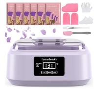 EasyinBeauty Paraffin Wax Machine for Hand and Feet, Touchscreen 3000ml Paraffin Wax Warmer with 6 Packs Lavender Wax (2.64 lbs), Paraffin Hot Wax Spa for Therapy, Paraffin Bath for Smooth & Soft Skin