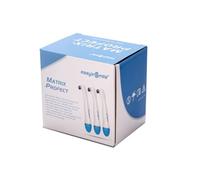 Easyinsmile 50PCS Dental Pro Matrix Band Molar/Premolar Restoration Sectional Curved Bands Ring Adjustable Matrices System (50, 6mm Standard)