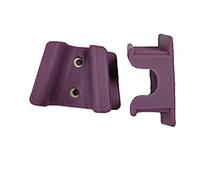 Easyinsmile Autoclavable Dental Silicone Mouth Prop Bite Block Latex Free 2pcs/pack (purple)