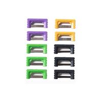 Easyinsmile Dental IPR Strip System 10PCS Orthodontic Interproximal Reduction Enamel Kits (A/Multi-Colored)