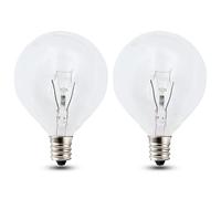 EASYIVY E12 Wax Warmer Bulbs, 230V Dimmable Wax Burner Bulb, 2700K Warm White G50 Globe E12 Scentsy Bulb for Full Size Warmers, Fragrance Burner Scented Wax Melt Warmer, 50mm x 69mm, 2-Pack