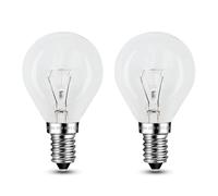 EASYIVY E14 Wax Warmer Bulbs 25W, Scentsy Bulb for Warmers Dimmable Wax Burner Bulb 230V, 2700K Warm White G45 Small Edison Screw Light Bulb for Wax Melt Burner, Oven Lamp, Up to 300°C, 2-Pack