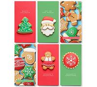 Easykart 24 Pcs Christmas Holiday Greeting Cards Money/Gift Card Holder for Cash, Checks, or Gift Cards with 24 White Envelopes (1 PACK - 24 PCs)