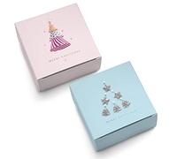 easykart labels 10 Christmas Box 8x8x4 Inch, Pink & Blue Colour with Foiling Effect, Bridesmaid Proposal Box, Groomsmen Proposal, Gift Boxes for Presents, Birthday
