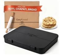 EasyKnead Roti Box with Lid and Roller - Rotibox for Rolling Roti - Roti Making Box for Chapati, Paratha, Puri - Non-Slip Kneading Board Rotibox