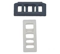 EasyLaces™ No-Tie 3D Printed Shoelace Clips - ECO-Friendly, Durable & Safe (Black + White Combo Pack)