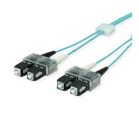 EasyLan LWL-Kabel 50/125μm OM3 SC/SC 2m - Kabel - Netzwerk - Fibre Optic Cables (2 m, OM3, SC, SC, Male Connector/Male Connector)