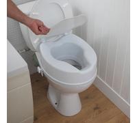 Easylife 4'' Raised Comfort Toilet Seat Easier, Safer And More Comfortable