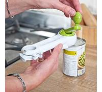 Easylife 6-in-1 Multi-Use Opener - Jar, Bottle, Can, Tin & Packet Opener with Seal Breaker and Tab Lifter