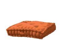 Easylife Armchair Booster Cushion | Comfortable Bolster Cushion for Chairs and Armchairs | Easy Get Up Support Seat Pad with Polyester Fill and 100% Cotton Cover, 50 x 50 x 10cm, Terracotta