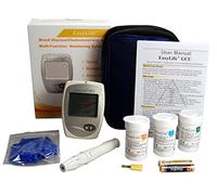 EasyLife Blood Cholesterol Monitor kit 3 in 1 Meter System, Glucose and uric Acid Test kit