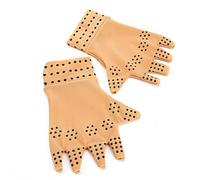 Easylife Compression Arthritis Gloves, Magnetic Therapy Fingerless Gloves for Men & Women, Hand Support for Arthritis Pain Relief, Breathable Stretch Fabric, One Size Fits All - Fully Guaranteed