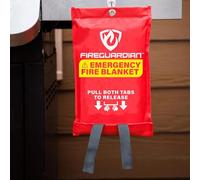 Easylife Emergency Fire Blanket for Kitchen, Garage, Caravan or Car, Lightweight Fibreglass Emergency Blanket for Home Fires, Fire Safety Home Essentials, 100x100cm - Fully Guaranteed