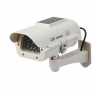 Easylife Fake Security Camera with Flashing LED Lights, Solar Powered CCTV - Fully Guaranteed