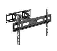 EasyLife FlexMount E80 Dual TV Wall Mount 37-80 Inch - Double Swivel Arms, Tilting, VESA 600 x 400, up to 40 kg, Full Motion Bracket for TV - Flat on the Wall, Includes Cable Guide